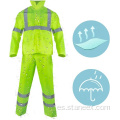 Servicio OEM Security Traffic impermeable High Vis Raincoat